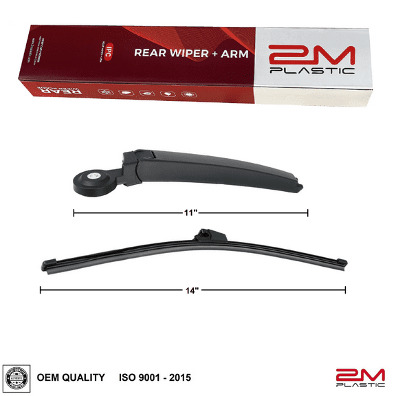 Rear Wiper Arm & Blade for VW Touareg 2004-2010 OEM Quality