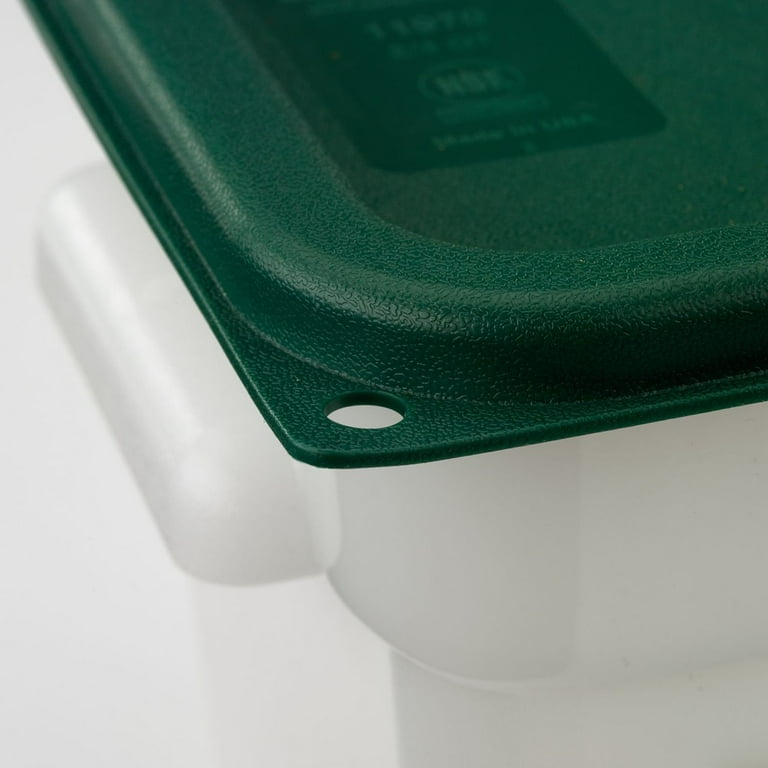 Squares Food Storage Container Lid, 7.31 x 7.31 x 0.63, Forest Green, Plastic Squares Food Storage Container Lid, 7.31 x 7.31 x 0.63, Forest Green, Plastic