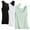 Green+White+Black, variant on purcolt 3 Pack Women's Tank Pajamas Crew Neck Sleeveless Ladies Tank Top Undershirts Workout Tops Summer Pajamas