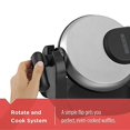 thumbnail image 3 of Applica WM1404S BD Rotary Waffle Maker Blk SS, 3 of 5