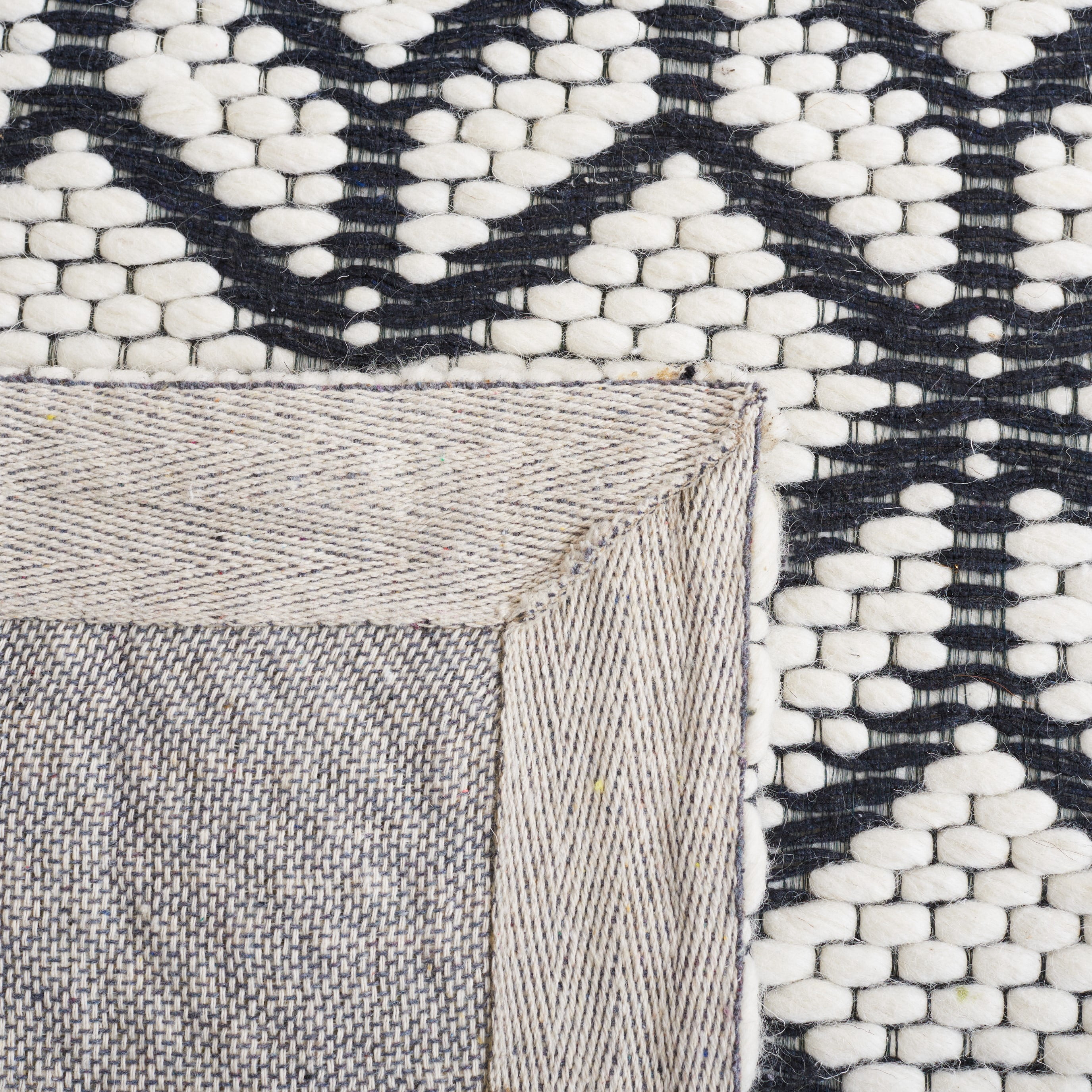 SAFAVIEH Vermont Wayne Trellis Area Rug, Ivory/Black, 3' x 5'