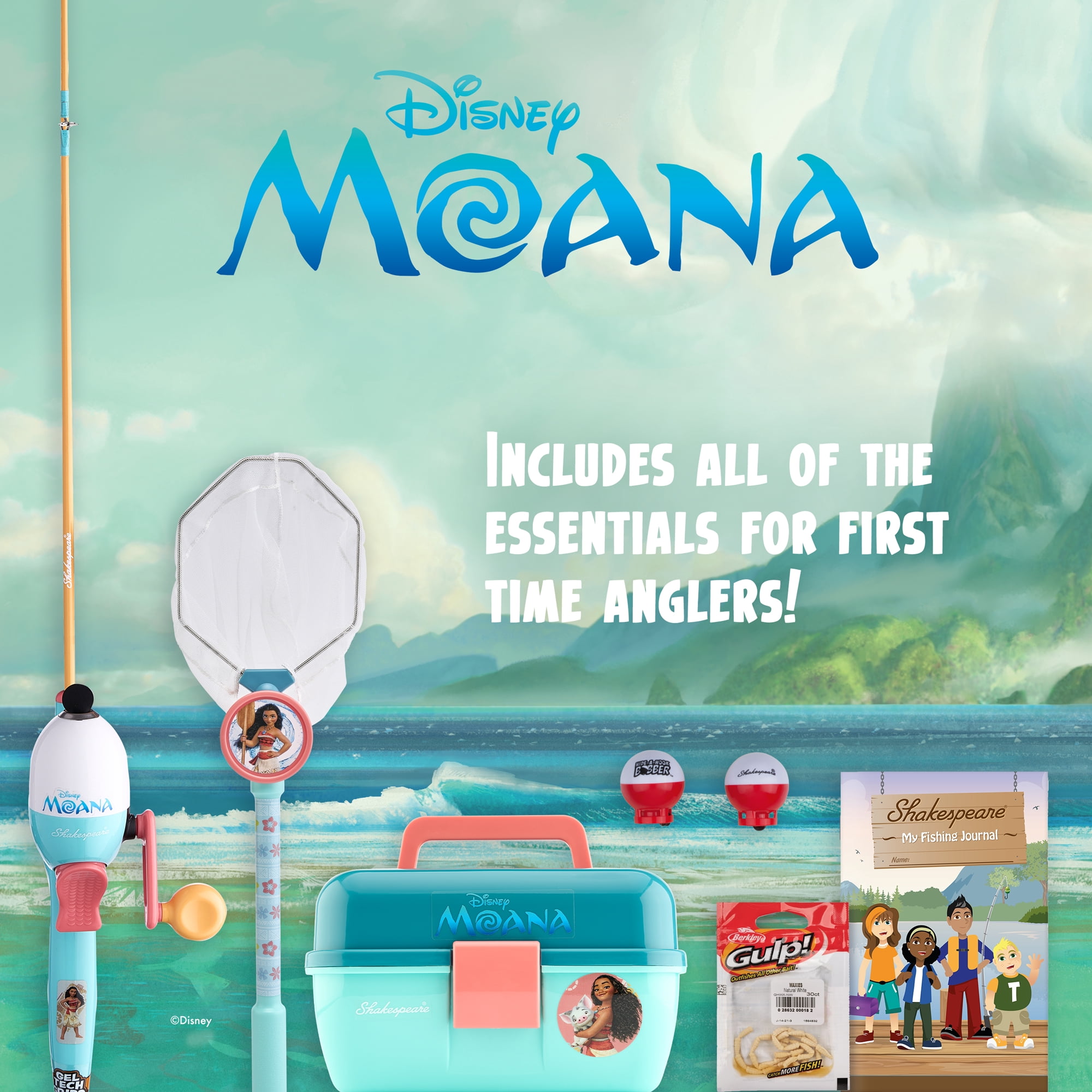 Shakespeare Disney Moana Beginner Fishing Kit