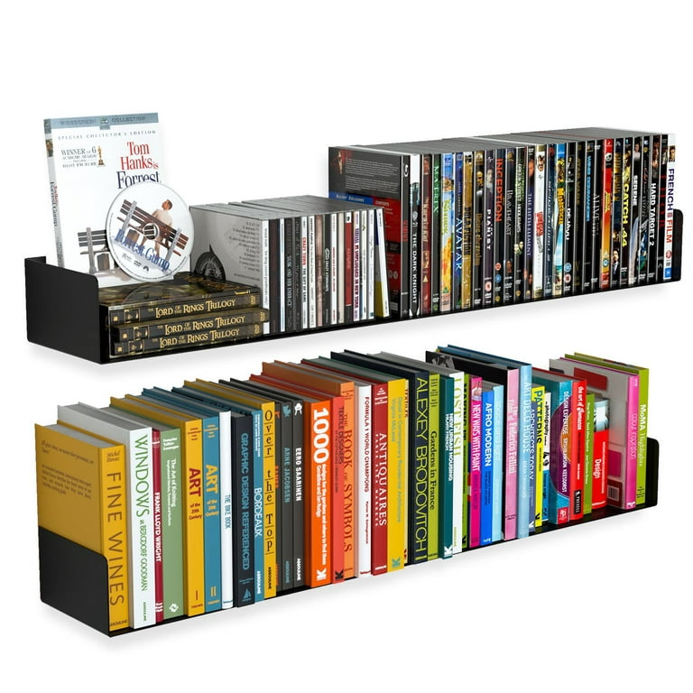 Large Wall Mount Bookshelf, Custom Made in USA – Vault Furniture