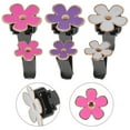 thumbnail image 6 of MRLESS 6 Pcs Daisy Flower Car Air Vent Clips Metal Alloy Car Freshener Cute Car Decorations Car Air Conditioning Outlet Clip Car Interior Decor Car Air Freshener Vent Clips, 6 of 8