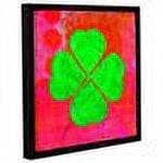 ArtWall Elena Ray "Shamrock" Gallery-Wrapped Floater-Framed Canvas