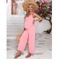 thumbnail image 5 of Yesfashion Women's Maternity Jumpsuit Pregnancy Casual Romper Strap Tank Top Baggy Pants, 5 of 8
