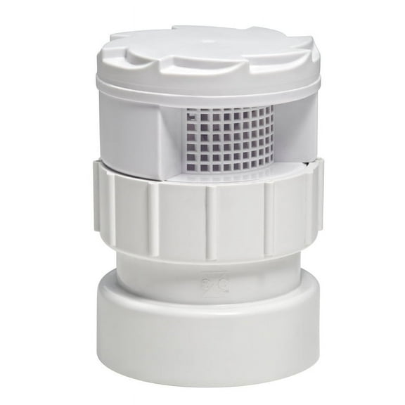 TurboVent 250 Series Schedule 40 1-1/2 in. Hub in. X 2 in. D Hub PVC Air Admittance Valve 1 pk, Each