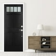 thumbnail image 4 of Kwikset 966SELRH-514.UNIV Sedona Right Handed Lever Single Cylinder Interior Pack - Black, 4 of 7
