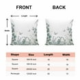 thumbnail image 6 of Decorative Throw Pillow Covers 20x20 Inch Set of 2 Eucalyptus Leaf Butterfly Home Decor Pillow Cases for Couch, Watercolor Plant Cushion Case for Living Room Bedroom Bed Car Chair, 6 of 9