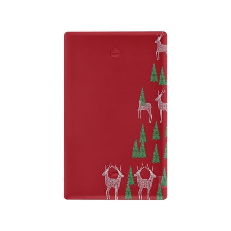 IAUYY Retardant PC Material Unused Outlet Cover Switch Plate Covers Easy DIY Installation with Screws Light Switch Cover Plate Red Deer Festival Theme