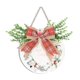 thumbnail image 1 of Fiesta Cartel de bienvenida Puerta de entrada Granja de madera Plantas verdes Bowknot Craft Colgante de pared Primavera Porche Decoración exterior C Advancent HA009517-03B, 1 of 4