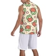 thumbnail image 2 of Sikiie Frog Hold Strawberry Basketball Jersey Reversible Men's Mesh Athletic Sports Shirts Training Practice S-4XLMedium, 2 of 6