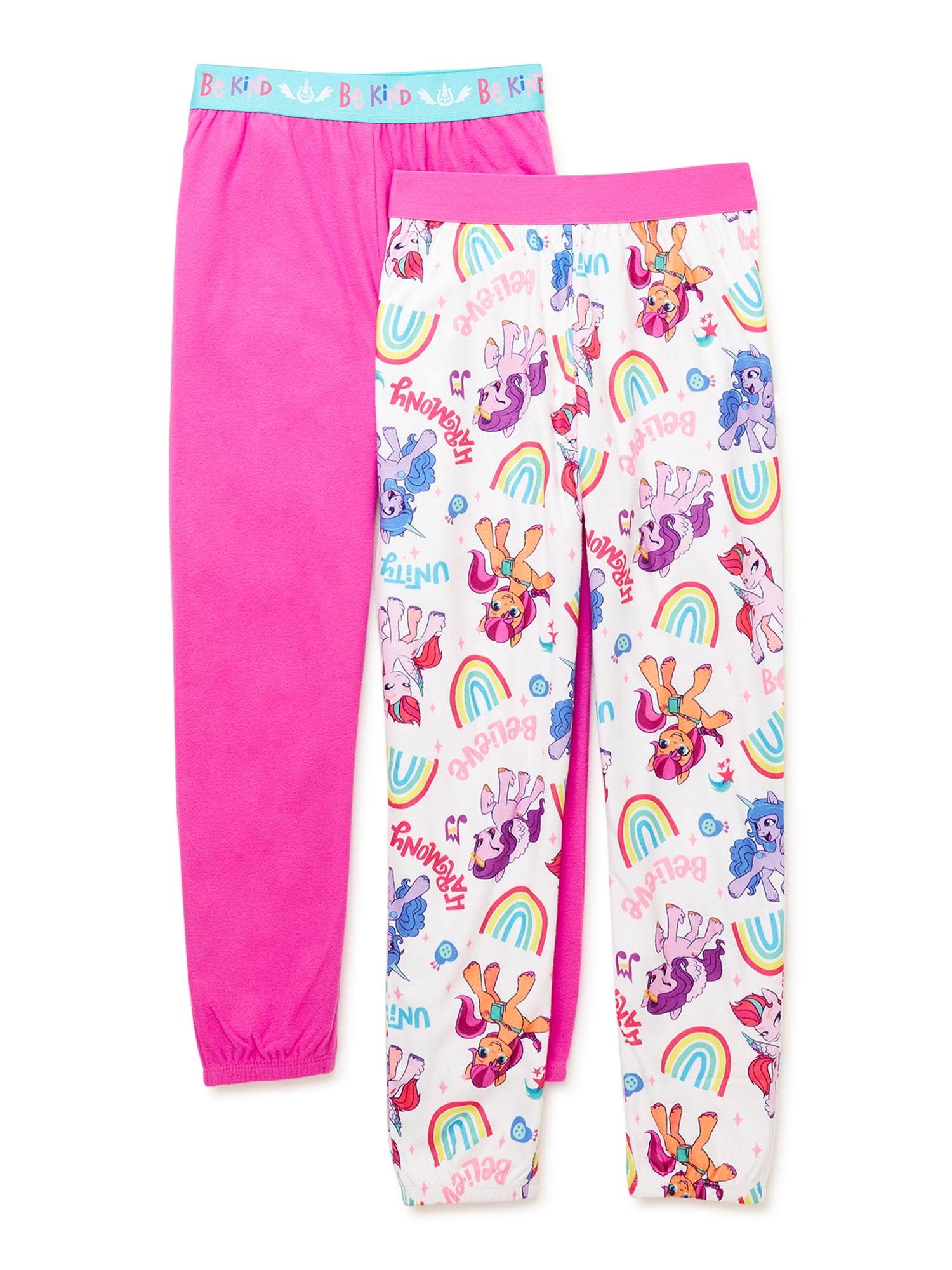 Sleep On It Girls 4 Piece Summer Pajama Pants & Legging Set 2 Full Sets 