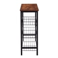 thumbnail image 6 of DEALTOPS Industrial Metal 4-Tier Shoe Rack, Shoe Storage Shelf Hold Around 12-Pair Shoes, Brown, 6 of 8