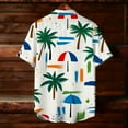thumbnail image 4 of OGLCCG Hawaiian Shirt for Men Summer Beach Casual Short Sleeve Button Down Shirts Trendy Floral Printed Tropical Holiday T Shirts,XXL,White, 4 of 8