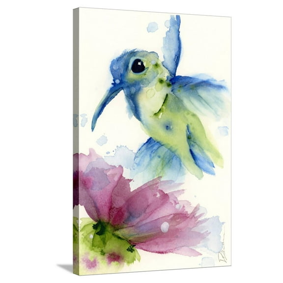 Art.com Lilac and Blue Stretched Canvas Print Wall Art by Dawn Derman, 24" x 36"