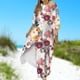 thumbnail image 4 of Algodón Lino Camisa larga Top Impreso Pantalón Elegante Mujer Suelto Traje de vacaciones FLhrweasw Nuevo, 4 of 8