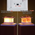 thumbnail image 4 of Solar Post Cap Lights Dynaming, paquete de 8, llama blanca parpadeante, 4 of 9