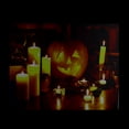 thumbnail image 3 of Northlight LED Lighted Jack-O'-Lantern and Candles Halloween Wall Art - 19.5" - Warm White, 3 of 3