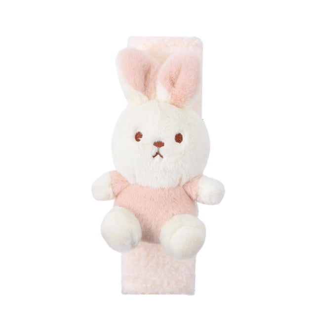 Soft Cartoon Rabbit Design Universal Car Seat Belt Cover Protector for Enhanced Driving Comfort and Child