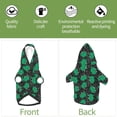 thumbnail image 5 of Goofa Cartoon Kawaii Frogs Pattern Small Dog Sweater Hoodies Pet Grey Hooded Soft Fleece Sweatshirts with Pocket Fall Winter Puppy Cat Sweaters Warm Clothes-X-Small, 5 of 8