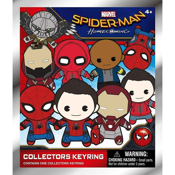 Potter Marvel Spider Man Homecoming 3d Foam Collectible Key Ring 6 Blind Bags Walmart Com Walmart Com
