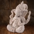 thumbnail image 3 of Grandest Birch Sandstone Hindu Elephant Statue Ganesha Buddha Sculpture Figurine Home Decor Home Decor Elephant Statue Buddha Scul, 3 of 8