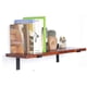 thumbnail image 5 of Shelf Brackets, 2 Pieces 200mm Bracket with Hook Wall Mount Shelf Brackets Wall Bracket Black Metal Bracket with Screws, 5 of 5