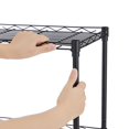 Basics 3Shelf Adjustable, Heavy Duty Storage Shelving Unit (180 lbs
