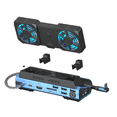 thumbnail image 3 of 10-in-1 Type-C Game Docking Station for Steam DeckROG Ally/Switch M.2 PCie Nvme Hard Disk Box,USB C HUB 4K60HZ Dual Fan, 3 of 5
