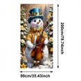 thumbnail image 2 of Christmas Curtains Are Hung In Mengkou Adding To The Festive Atmosphere. Back The Flag Patch Table Runners for round Tables Halloween Banner for Fireplace Canadian Flag 3x5 Polyester Garden Flag, 2 of 3