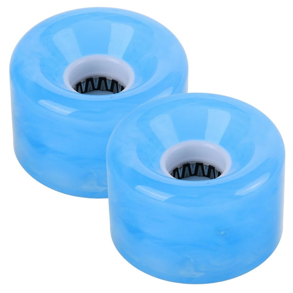 SWETRACE Non-slip Skateboard Wheel Transparent Pu 2Pcs 2.36X2.36X1.57in