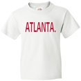 thumbnail image 3 of Inktastic Atlanta in Red Text Youth T-Shirt, 3 of 5