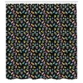 thumbnail image 3 of Ambesonne Goat Shower Curtain, Doodle Goat Clothes, 69"Wx75"L, Multicolor, 3 of 3
