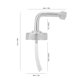 thumbnail image 4 of Accesorio De Cepillo De Aire Conector De Tubo De Codo Accesorio De Aerógrafo Para Pulverizador De Oxígeno De Agua De Mano Micro Máquina De Pulverización Hidratante Facial Anggrek Water Oxygen Sprayer Tube, 4 of 8