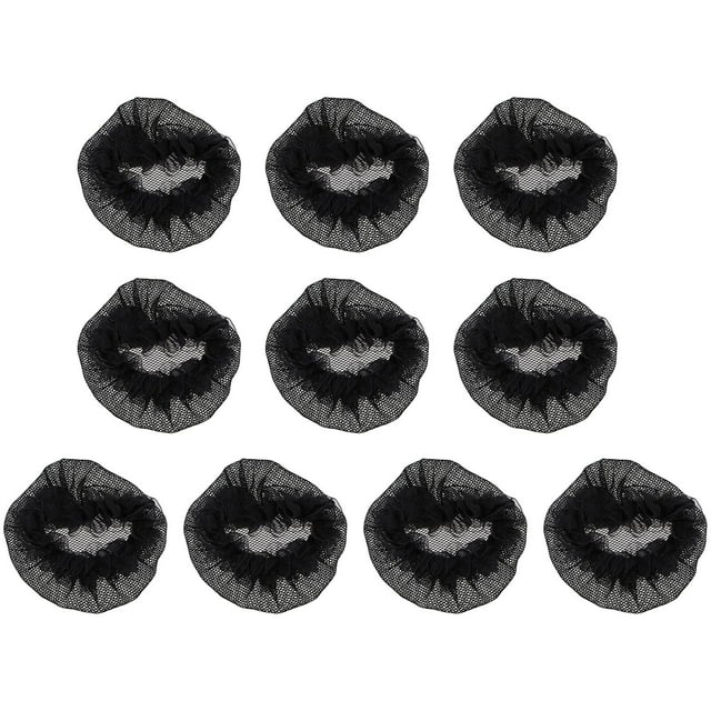 MasteelfCA 10 Pcs Filets à Cheveux Invisibles Filets à Cheveux de Danseuse Filets à Cheveux Élastiques Supports pour Chignon