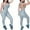 Gray, variant on Babysbule Women High Waist Yoga Pants Sport Trousers Women's Large Size Backless Yoga Exercise Fitness Pants Skinny Jumpsuit