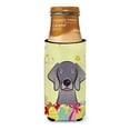 thumbnail image 3 of Caroline's Treasures BB1913MUK Weimaraner Easter Egg Hunt Michelob Ultra beverage Insulator for slim cans , Slim Can,, 3 of 3