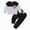 H135-Black, variant on Infant Toddler Baby Boy Fall Winter Clothes 2pcs Graphic Print Long Sleeve Sweatshirt Tops and Stretch Pants Cute Baby Boy Outfit Clothing(Green,6-9 M)