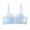 A Light Blue, variant on Women Lace Front Button Shaping Cup Shoulder Strap Large Size Underwire Bra Womens Front Closure Bras