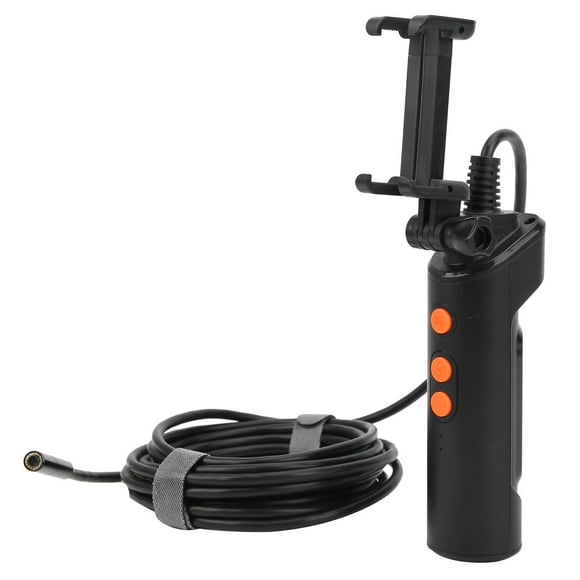 1080P Dual Lens WiFi Borescope Industrial Endoscope 8mm IP68 Waterproof Inspection Camera Endoscope Phone Holder with Cable