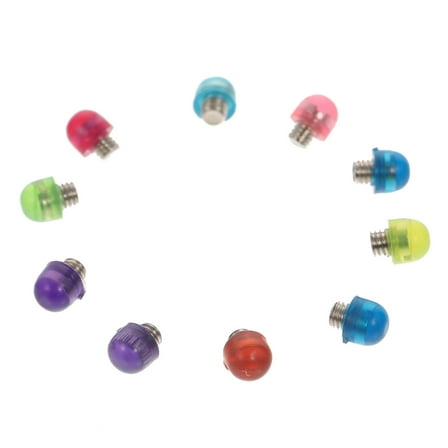 ROSENICE Professional Shear Bumper Replacements Random Color 10Pcs