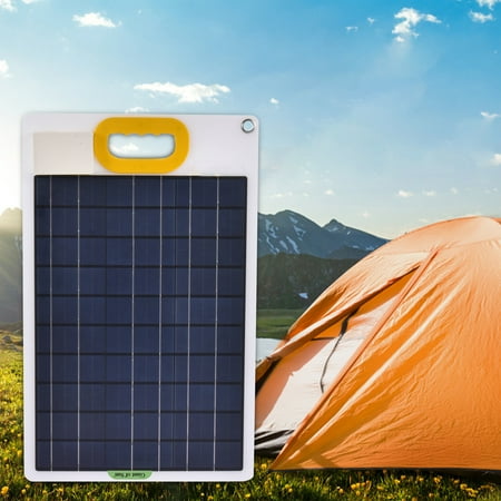 

Tiitstoy Handle Monocrystalline Solar Panel Fast Charging 30W Dual USB Type-C DC Portable Power Generation Outdoor Travel 12V
