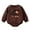 Brown, variant on Aayomet Winter Jumpsuit For Baby Girl Unisex Solid Baby Bodysuit 0-24 Months Sublimation Onsies Coming Home Blank Undershirt Clothes,Brown 6-9 Months
