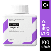 Cabinet Sleep Aid, Diphenhydramine HCI, 50mg, 100 Softgels