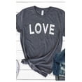 thumbnail image 4 of Distressed Love Graphic Tee T-Shirt, 4 of 6