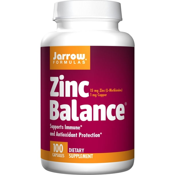 Jarrow Formulas Zinc Balance 15 mg, Supports Immune and Antioxidant