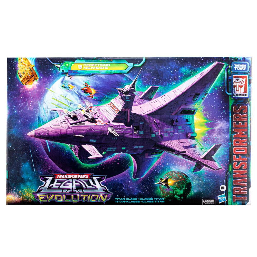 Transformers Legacy Evolution Titan Decepticon Nemesis Figure, Adult Collectible (23.5”)