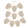 thumbnail image 3 of WEUVEB 30 Pieces Unfinished Wooden Shield Cutouts Beige Craft Embellishments for Arts and Crafts Projects, 3 of 9