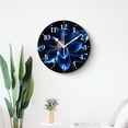 thumbnail image 4 of 14 Inch Wall Clock Battery Operated Silent Clock Decorative for Office, Kitchen, Outdoor, Living Room，Star Galaxy Star Sunflower Beautiful, 4 of 4